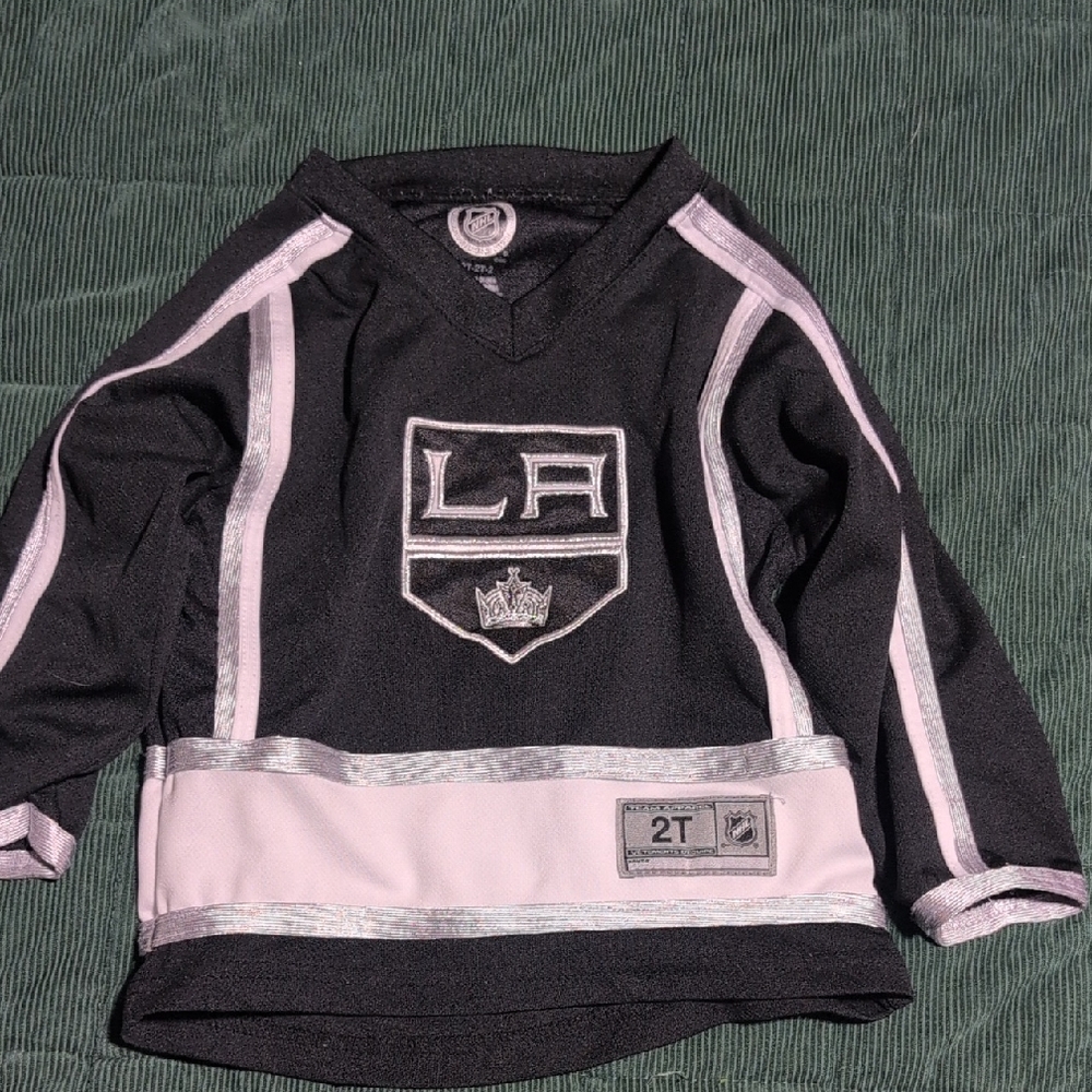 NHL Kings Black and Silver Kids Jersey